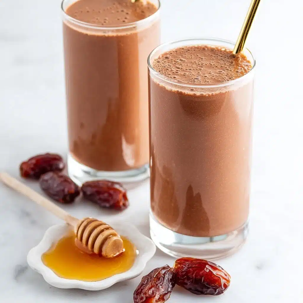 Dessert Vibes, No Crash: Dark Chocolate Date Protein Smoothie