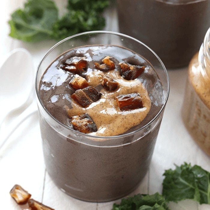 Post-Workout Power: High-Protein Dark Chocolate Date Smoothie